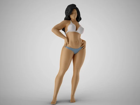 Striking Beauty 4 3D Print Model