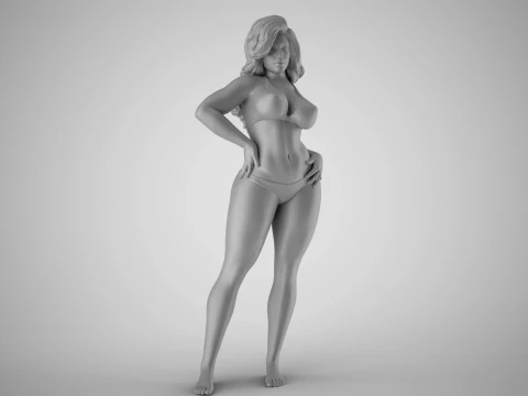 Striking Beauty 4 3D Print Model