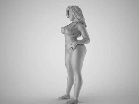 Striking Beauty 4 3D Print Model