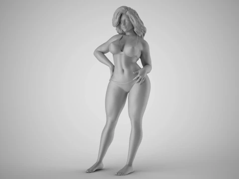Striking Beauty 4 3D Print Model
