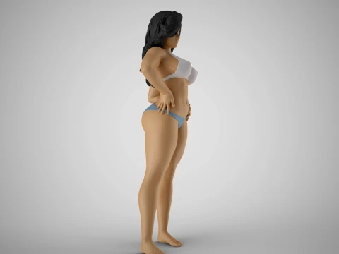 Striking Beauty 4 3D Print Model