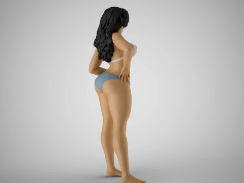 Striking Beauty 4 3D Print Model