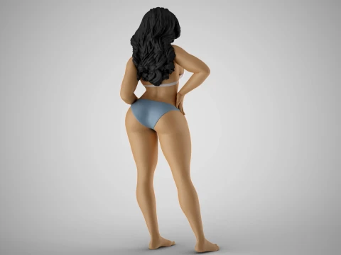 Striking Beauty 4 3D Print Model
