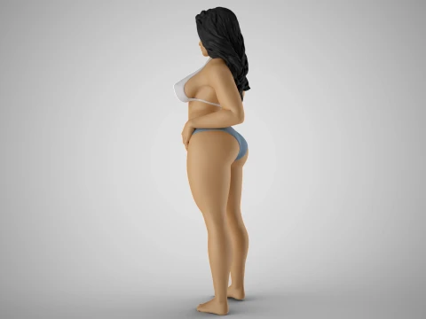 Striking Beauty 4 3D Print Model