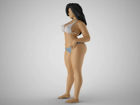 Striking Beauty 4 3D Print Model
