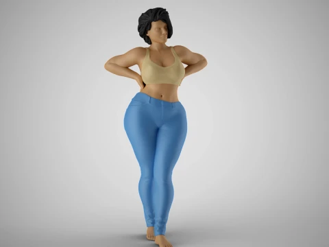 Striking Beauty 7 3D Print Model