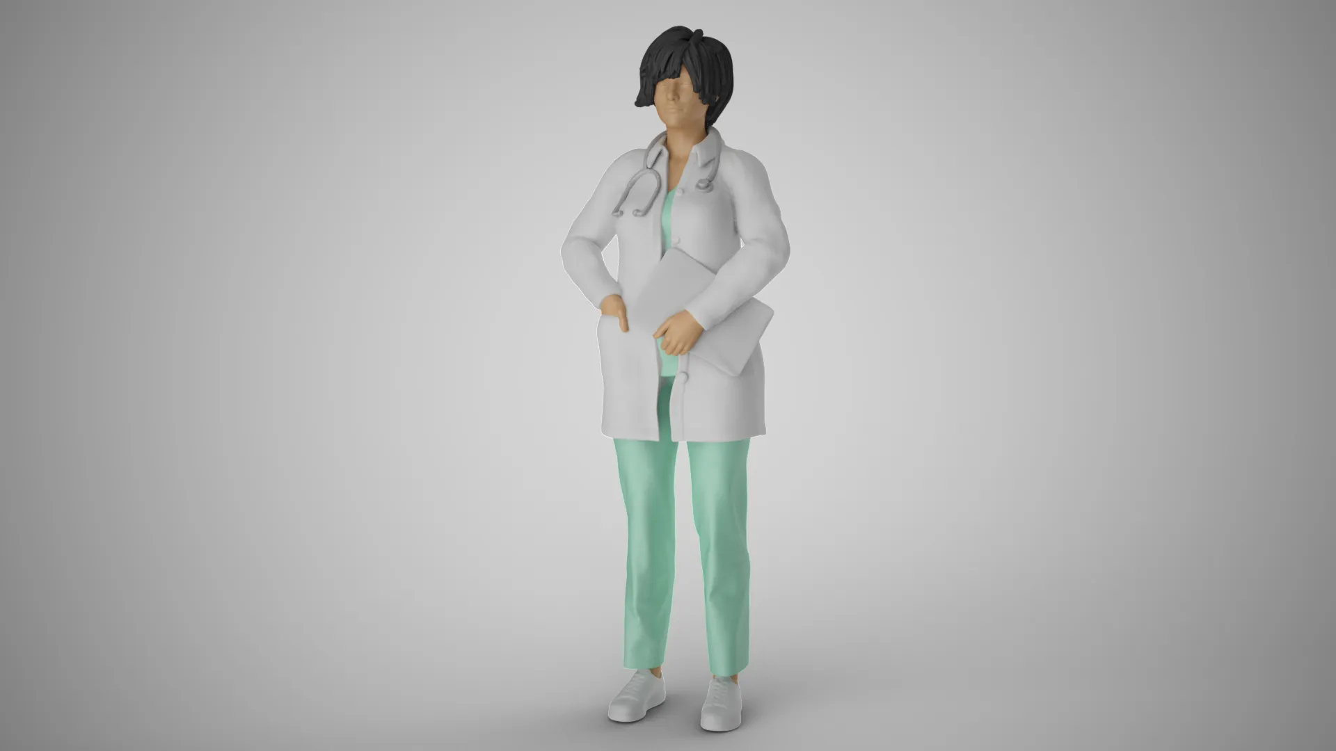 Paramedic 3D Print Model .c4d .max .obj .3ds .fbx .stl .blend 