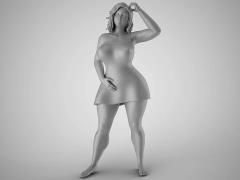 Contemplative 3D Print Model