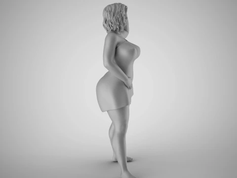 Contemplative 3D Print Model