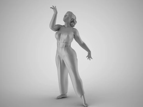 Woman Light as a Feather 3D Print Model