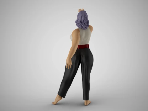 Woman Light as a Feather 3D Print Model