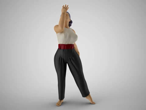 Woman Light as a Feather 3D Print Model