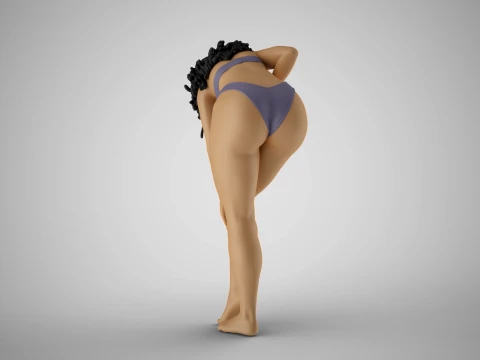 Woman Leg Care 3D Print Model