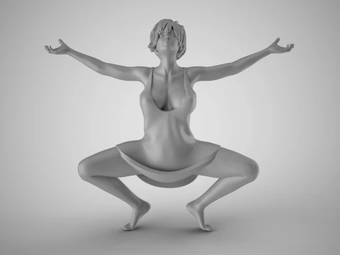 Liberated Woman 3D Print Model