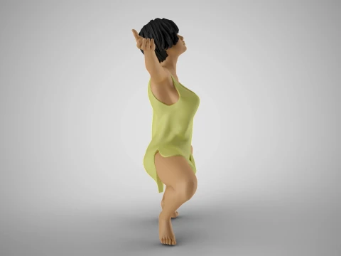 Liberated Woman 3D Print Model