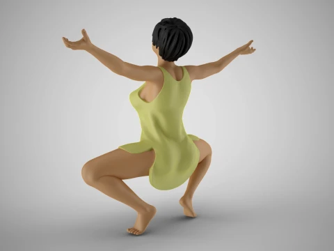 Liberated Woman 3D Print Model