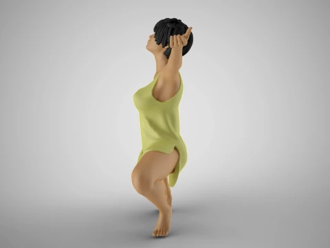 Liberated Woman 3D Print Model