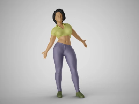 Bankettabend f&uuml;r M&auml;dchen 3D Druckmodell