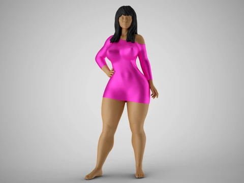 Bellezza selvaggia Modello di stampa 3D
