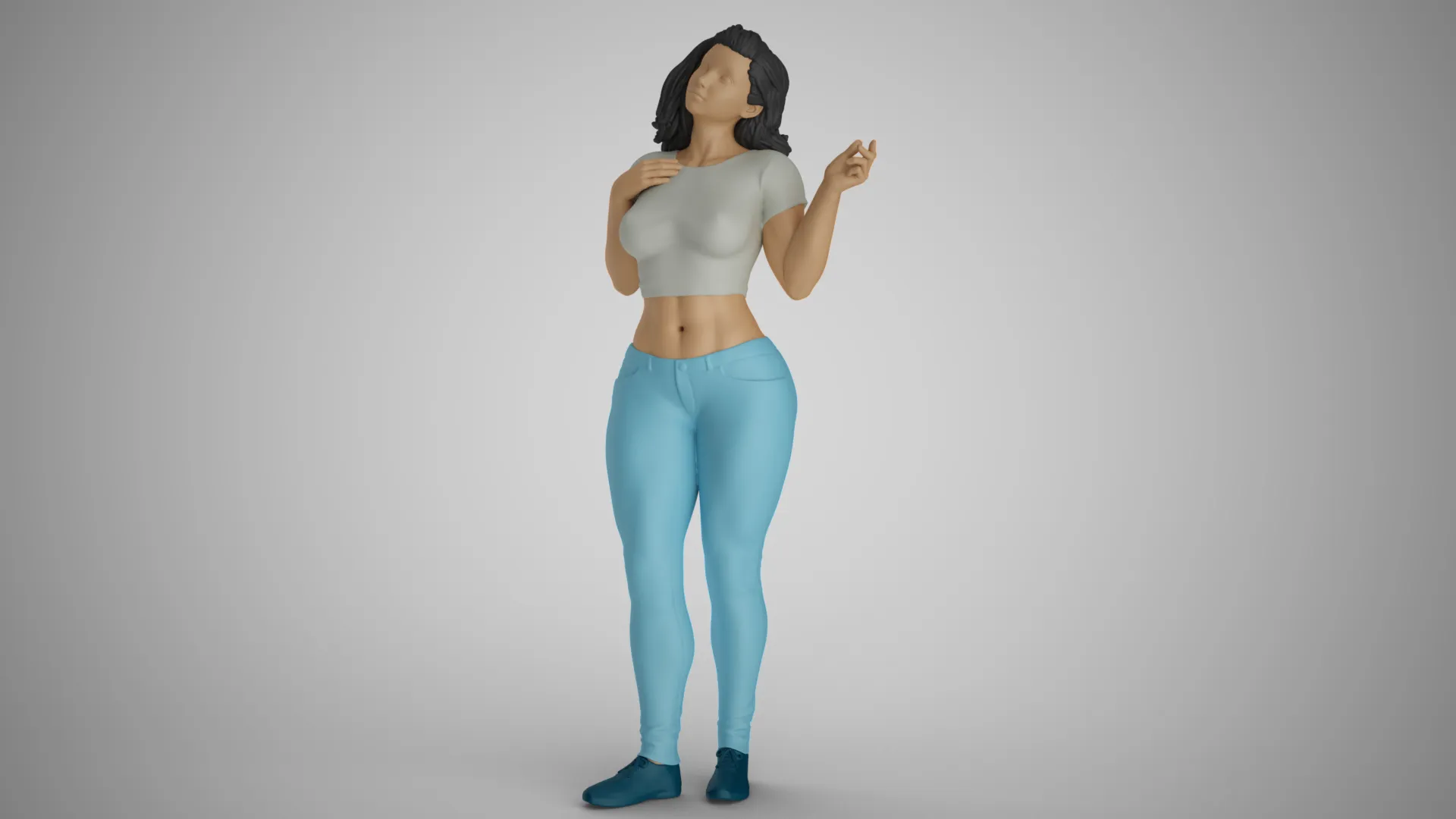 Politely Refuse 3D Print Model .c4d .max .obj .3ds .fbx .stl .blend 