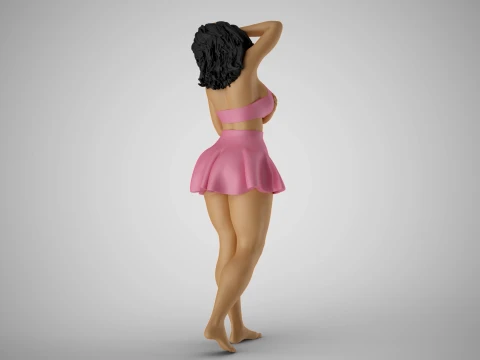 Pampered Girl 2 3D Print Model