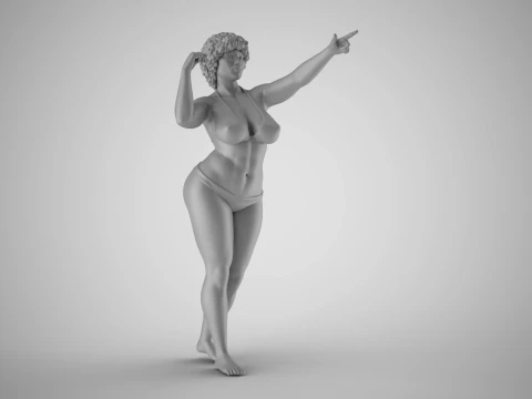 Maverick Woman 3D Print Model