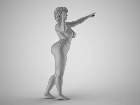 Maverick Woman 3D Print Model