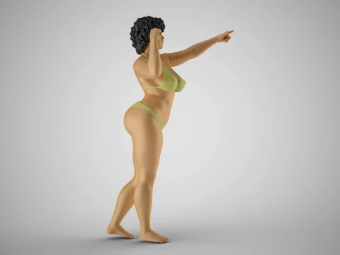 Maverick Woman 3D Print Model