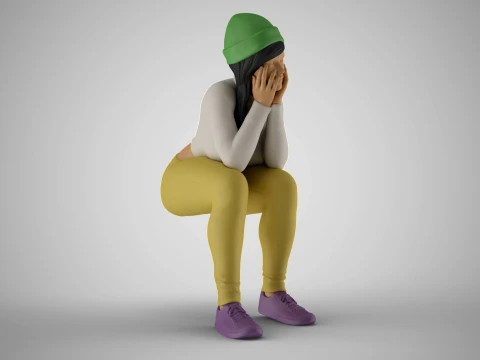 Bored Audience 3D Print Model