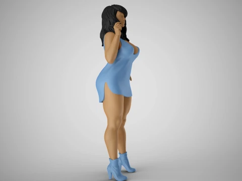 Girl Awesome Timing 3D Print Model