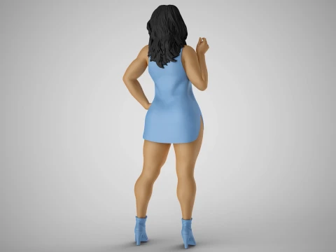Girl Awesome Timing 3D Print Model