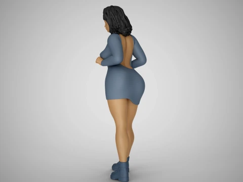 Chirp Girl 3D Print Model