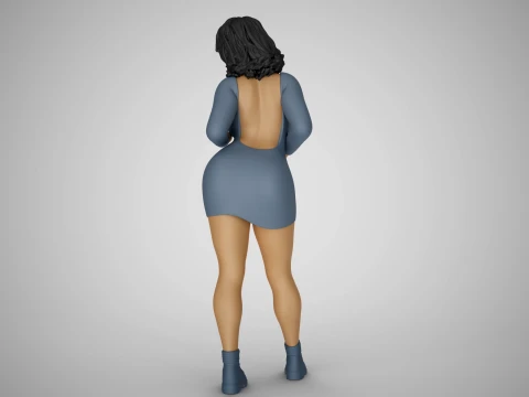 Chirp Girl 3D Print Model