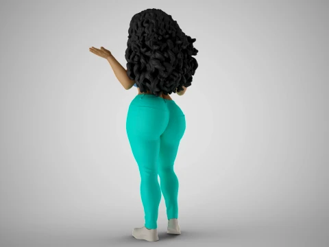 Unaware Woman 3D Print Model