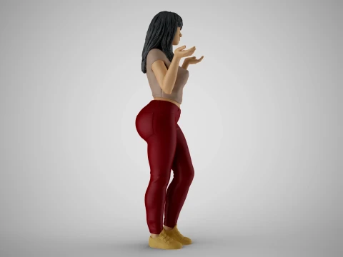 Unaware Woman 2 3D Print Model
