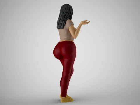 Unaware Woman 2 3D Print Model