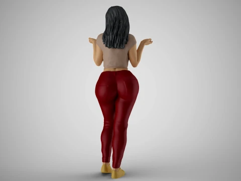 Unaware Woman 2 3D Print Model