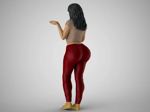 Unaware Woman 2 3D Print Model