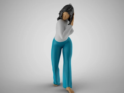 Gossip Girl Listening Through Neighbor 3D Print Model
