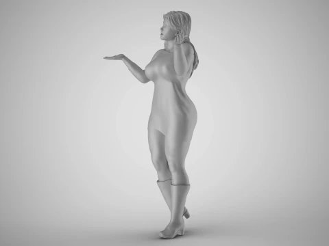 Unaware Woman 3 3D Print Model