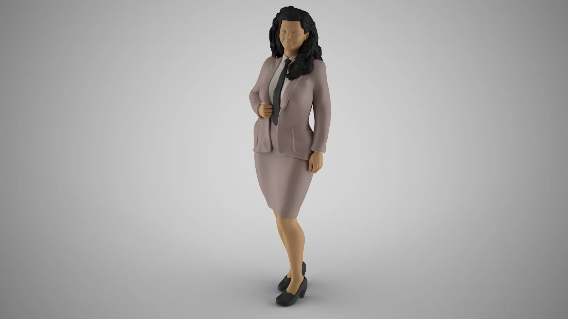 Women Work Life Balance 3D Print Model .c4d .max .obj .3ds .fbx .stl .blend 