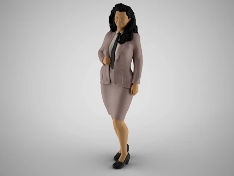 Women Work Life Balance 3D Print Model