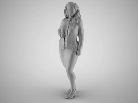Women Work Life Balance 3D Print Model
