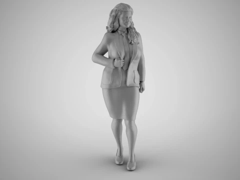 Women Work Life Balance 3D Print Model