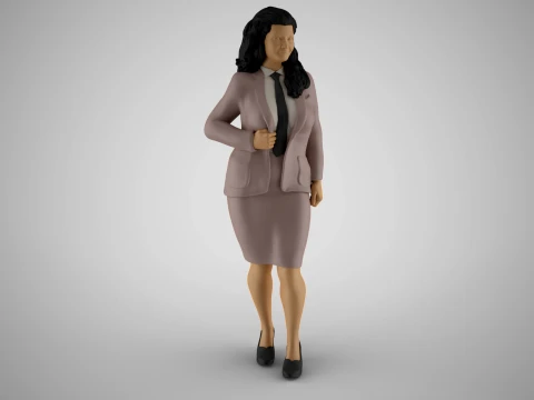 Women Work Life Balance 3D Print Model