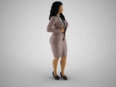 Women Work Life Balance 3D Print Model