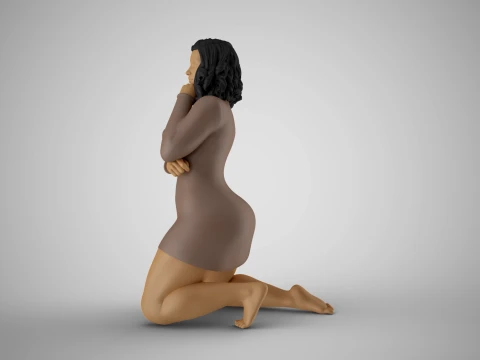 Seditious Woman 2 3D Print Model