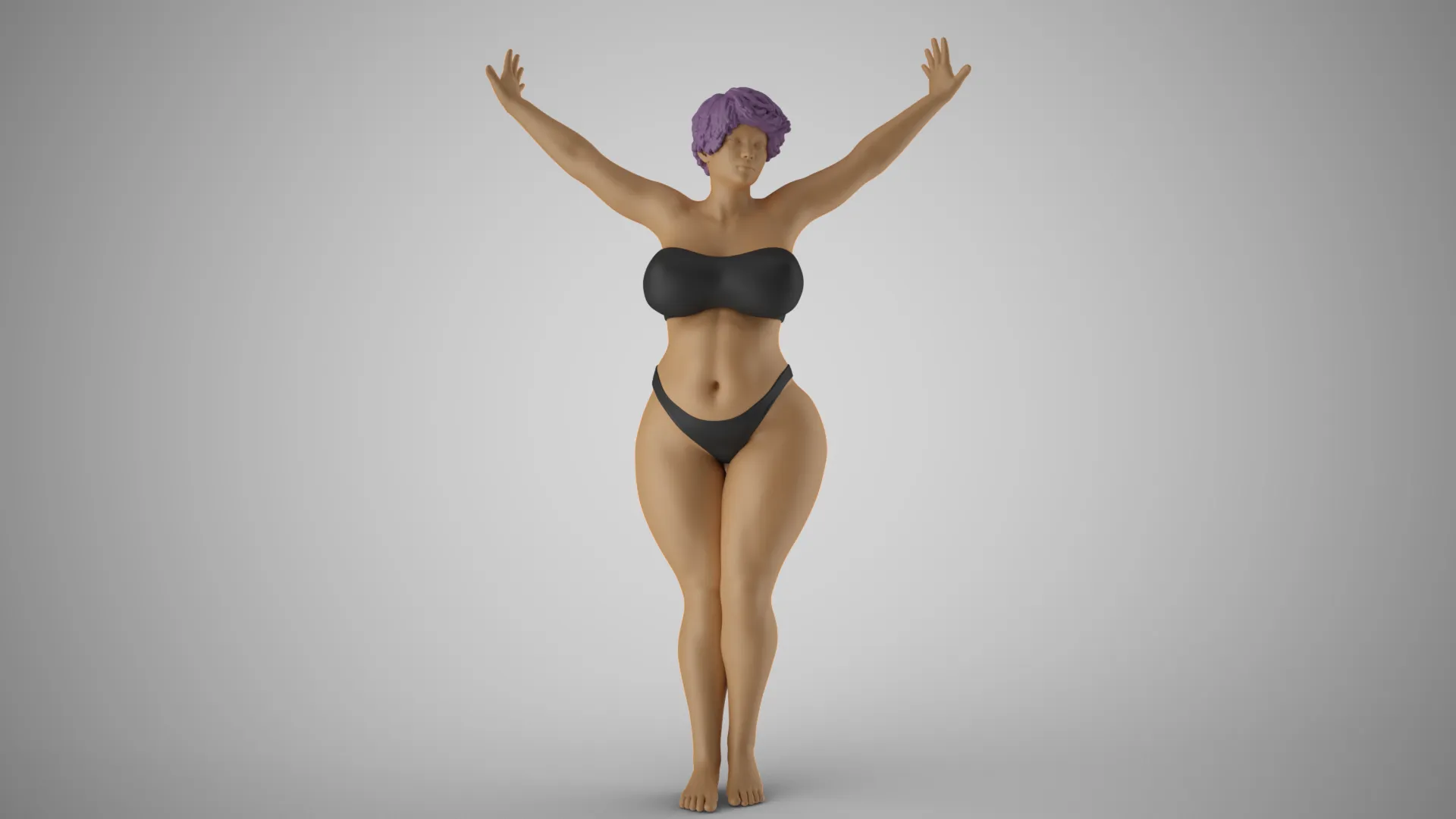 Seditious Woman 3 3D Print Model .c4d .max .obj .3ds .fbx .stl .blend 