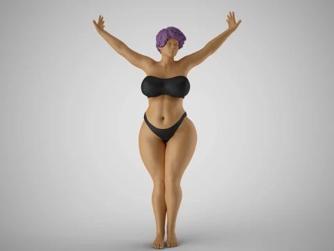 Seditious Woman 3 3D Print Model