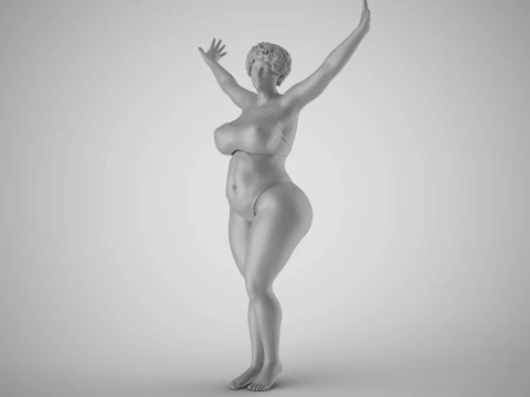 Seditious Woman 3 3D Print Model